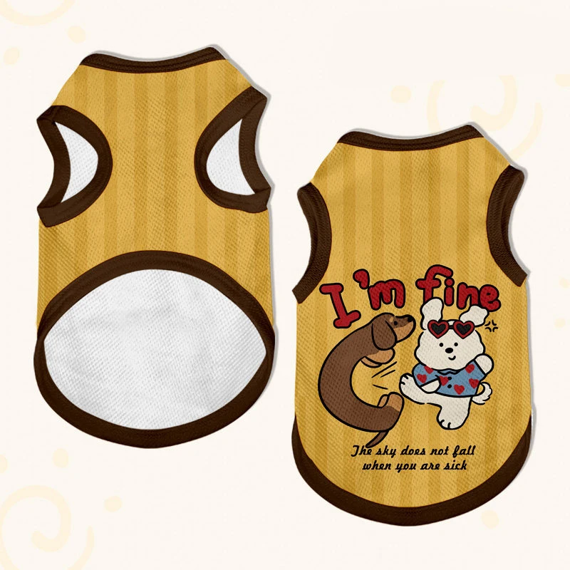 Camiseta transpirable de malla para perros Dachshund, verano fresca - imagen 5