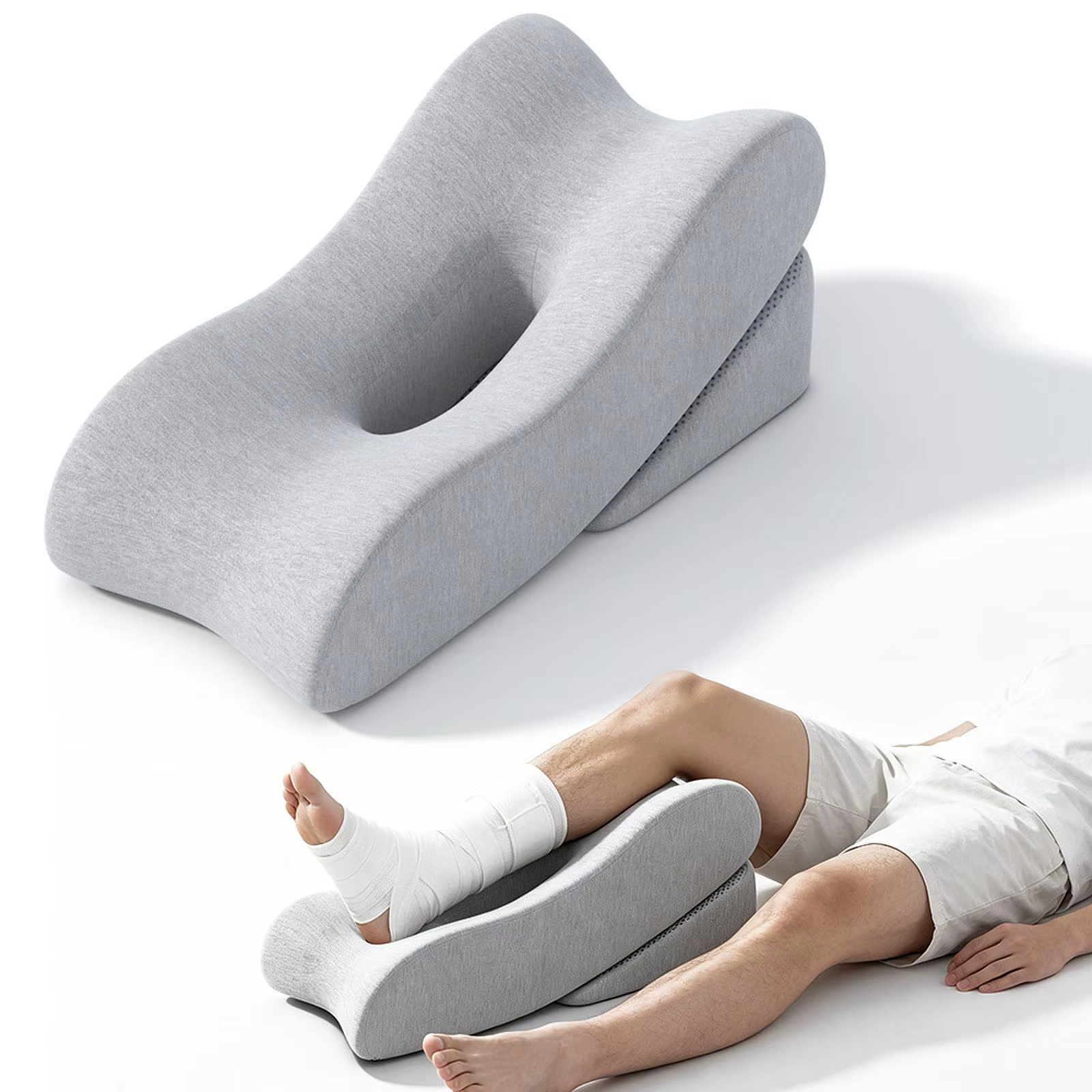 Almohada elevadora para piernas y tobillos, lavable y transpirable - imagen 5