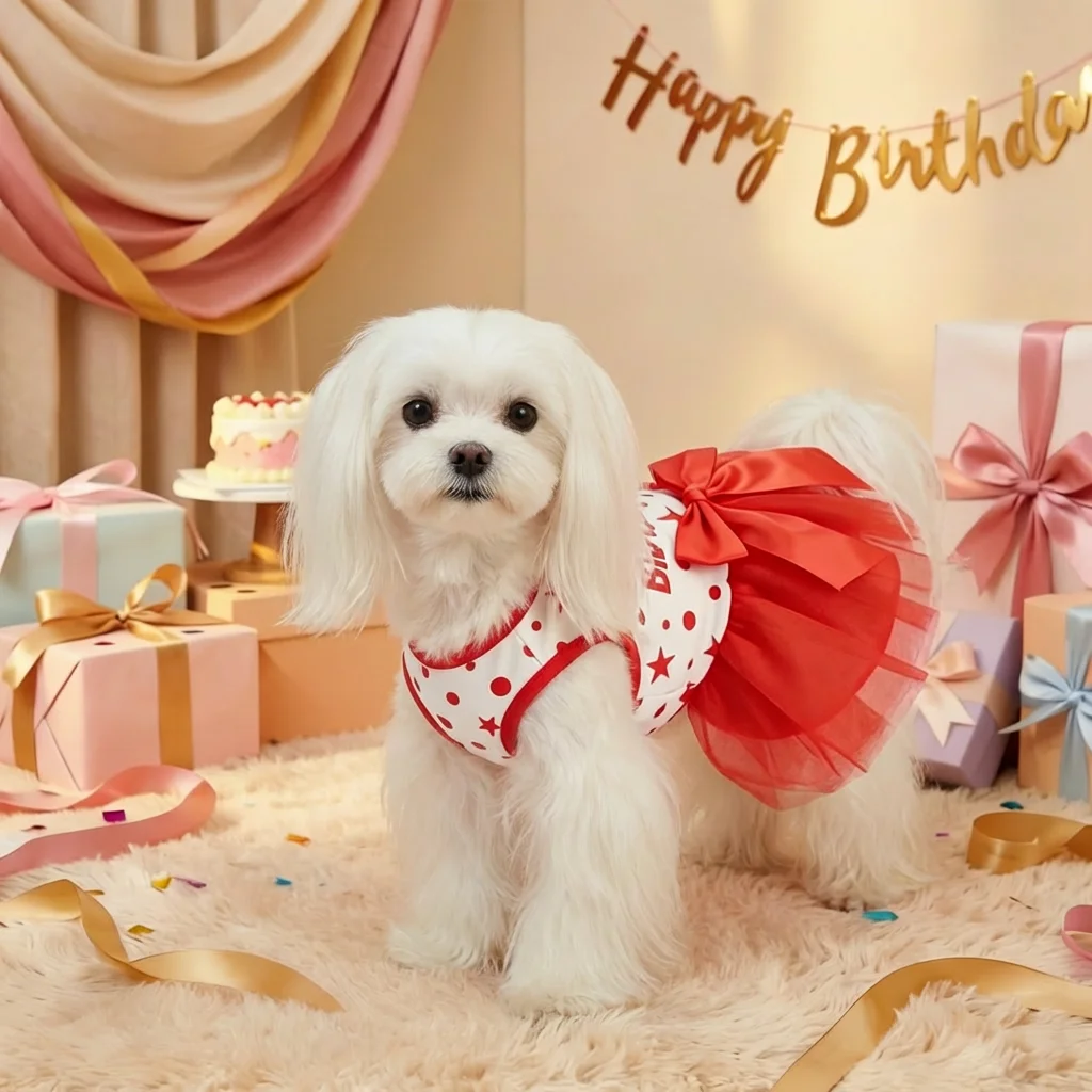 Vestido para perros pequeños en modelo
