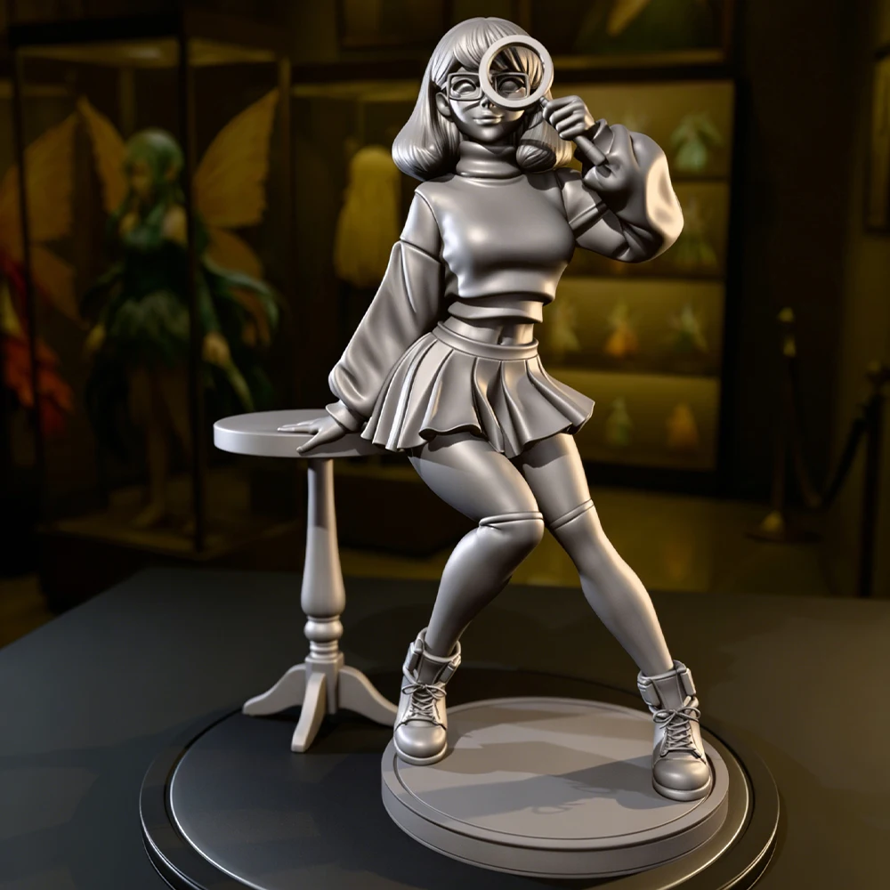 Figura decorativa 3D para gatos y perros, modelo DIY gris - imagen 4