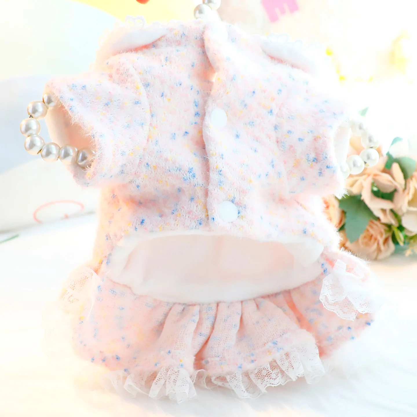 Vestido Princesa Cálido para Perros Pequeños y Cachorros - imagen 5