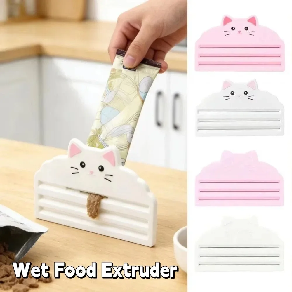 Uso del ex primidor con lata de comida para gatos