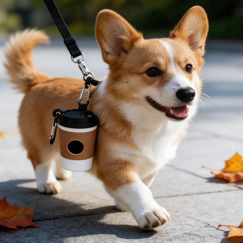Dispensador portátil de bolsas para excrementos de perro, taza - imagen 2