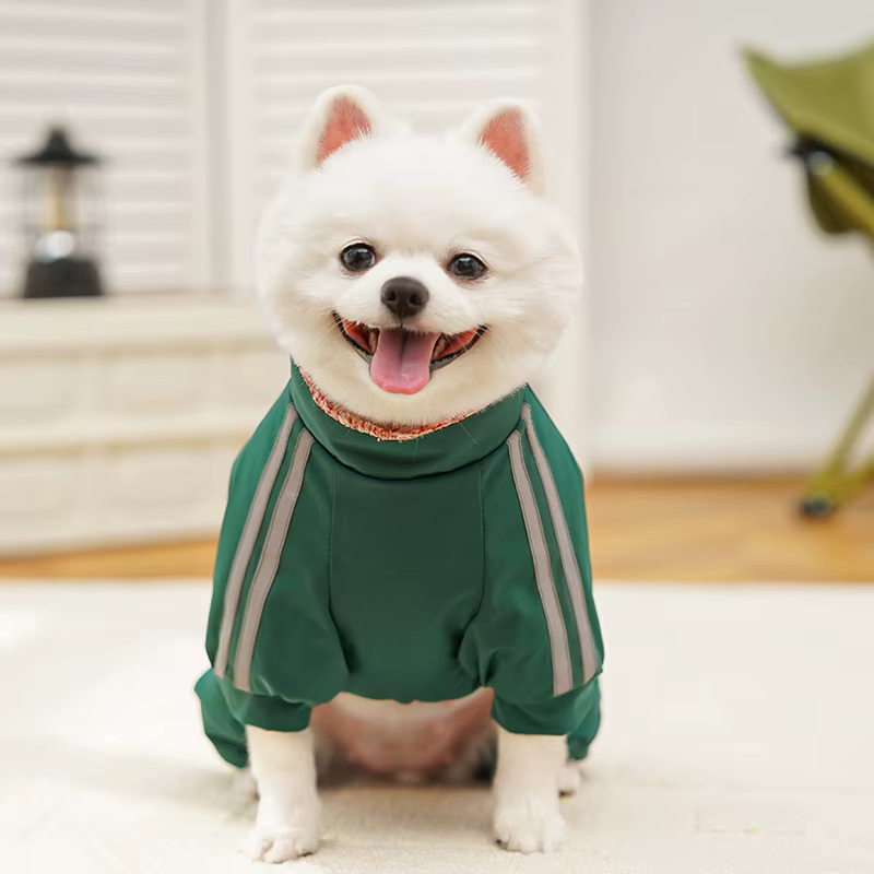 Chaqueta impermeable con detalles reflectantes para perros - imagen 2