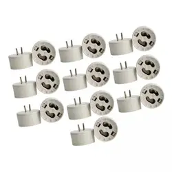Adaptador GU10 desde MR16 de plástico premium para lámparas
