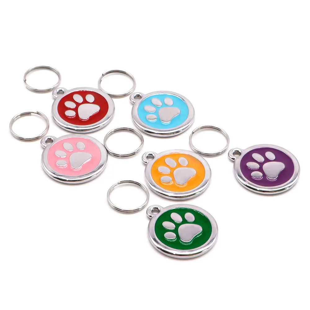 Pack de 100 etiquetas identificativas multicolores para collares
