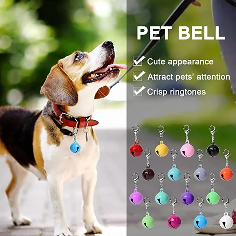 Pack de cascabeles de metal para collares