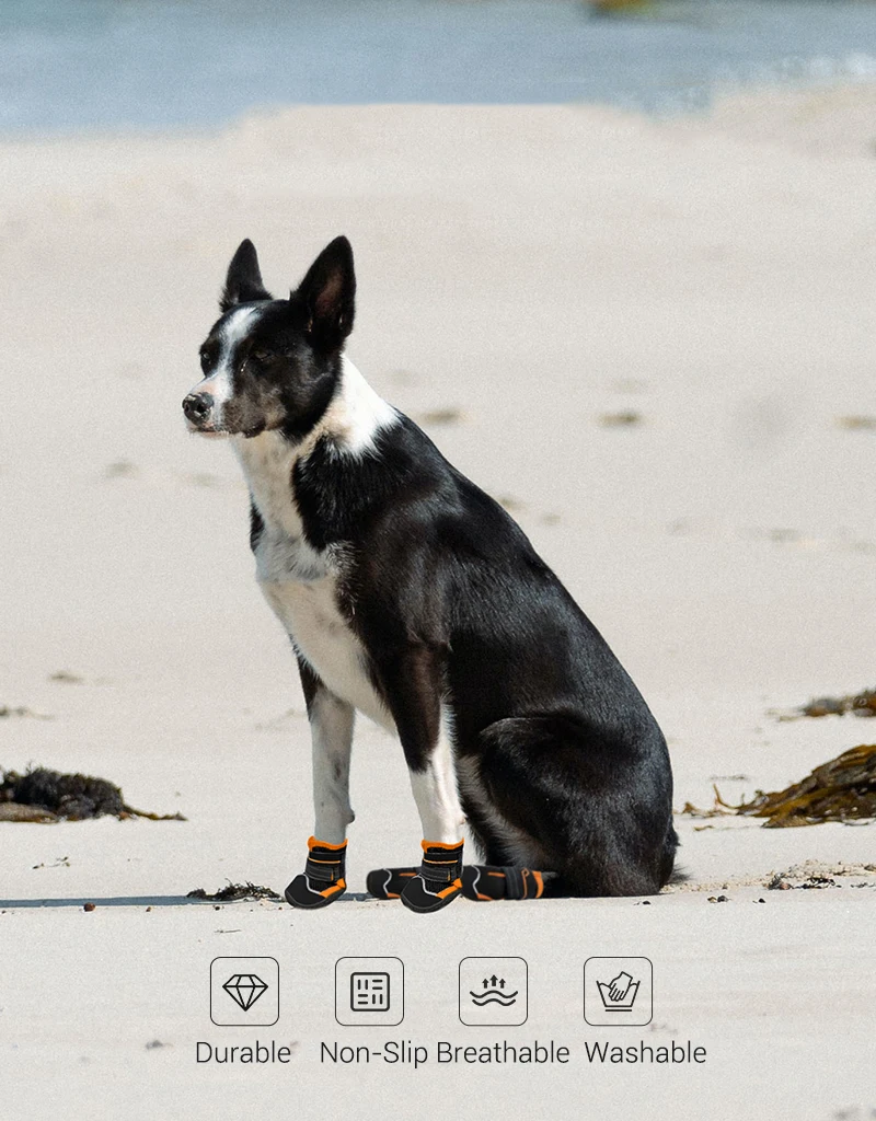 Botines reflectantes para perros en diferentes tallas