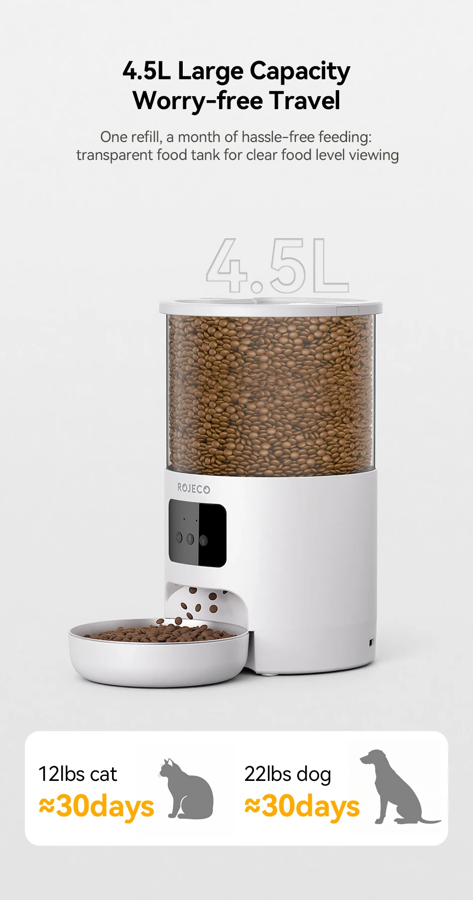 Diseño compacto del dispensador