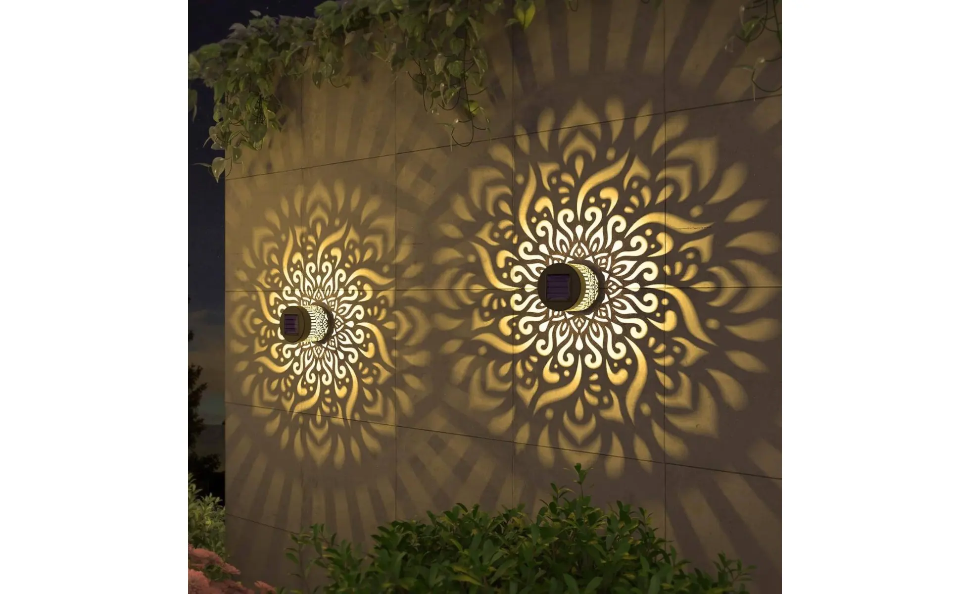 Detalle del diseño mandala para proyección decorativa