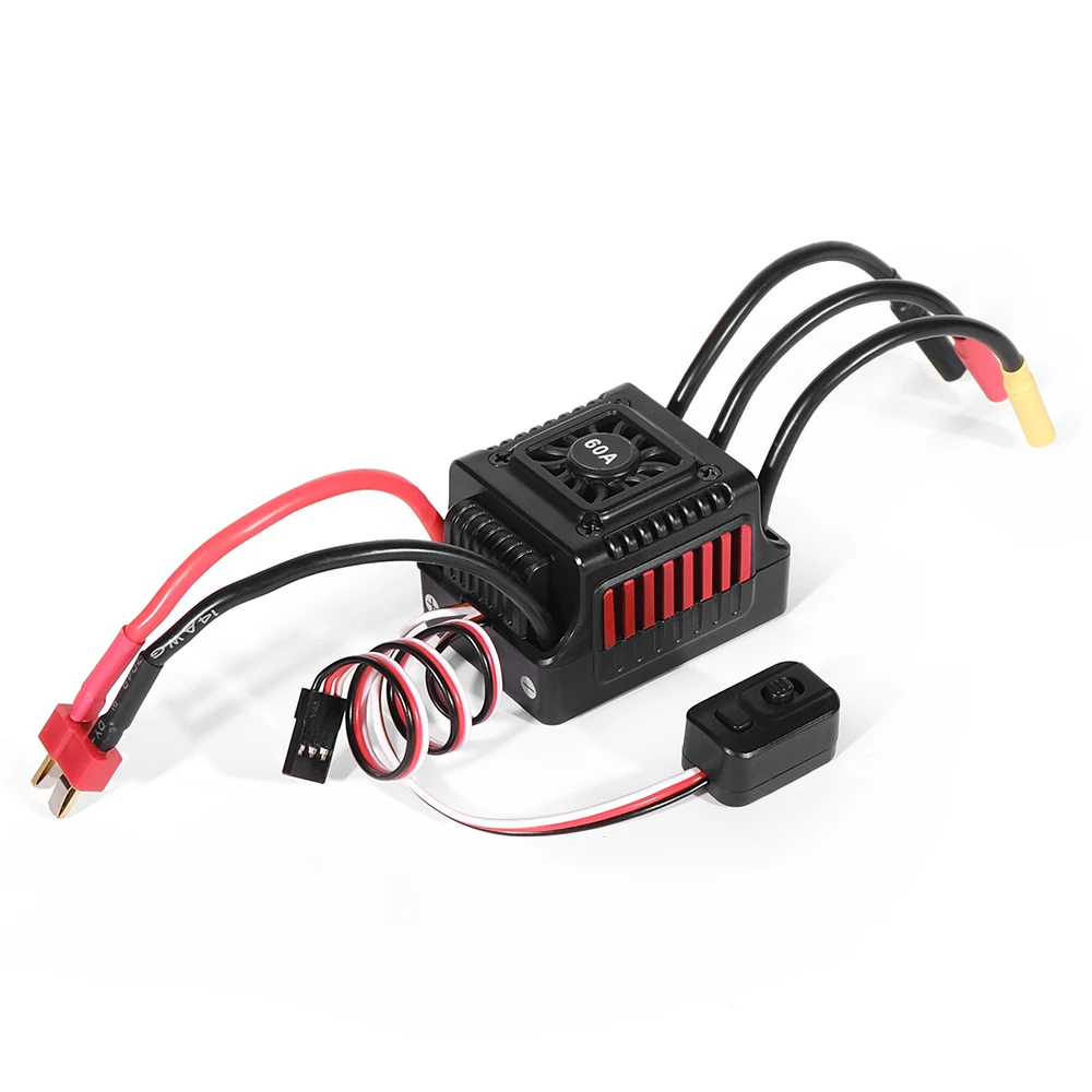 Placa del ESC con especificaciones técnicas visibles