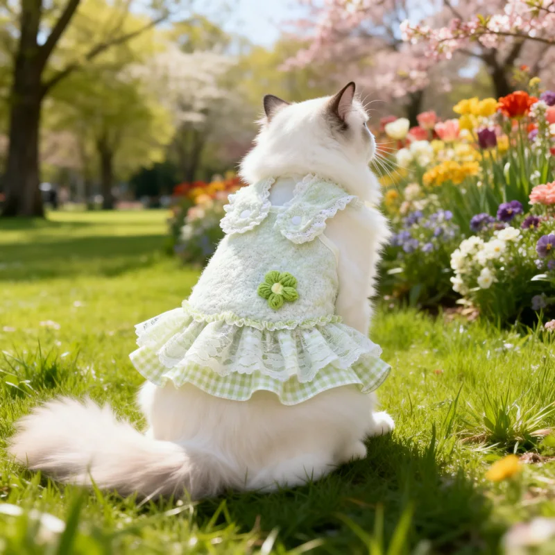 Vestido de Encaje para Perro y Gato – Falda de Princesa - imagen 2