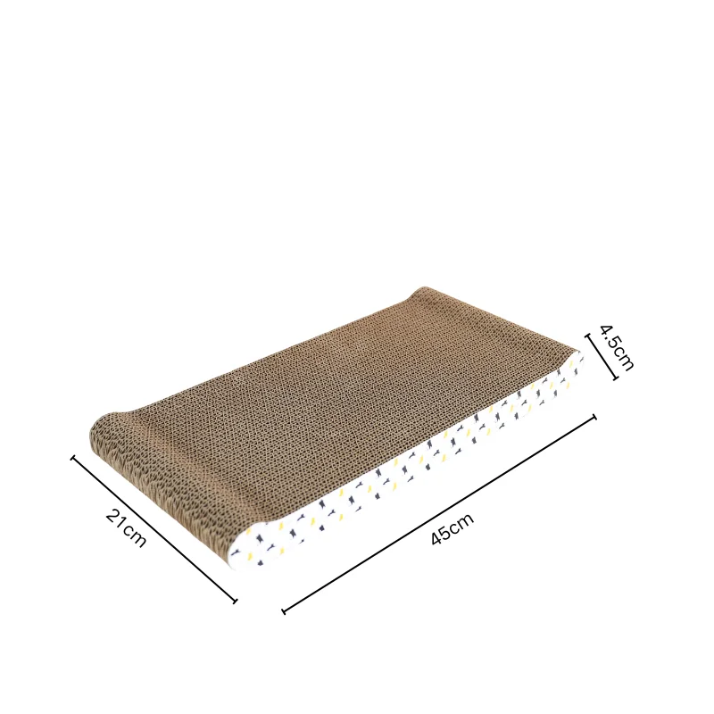 Rascadores para Gatos, Tabla de Cartón para Rascar, Almohadillas Duraderas de Papel Corrugado para Afilar Garras, Sofá para Mascotas, Accesorios para Gatitos detalle del material