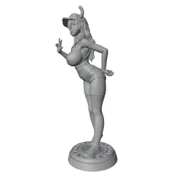 Figura Resina GK 1/24 Chica Sexy – Miniatura 3D DIY sin Montar ni Pintar