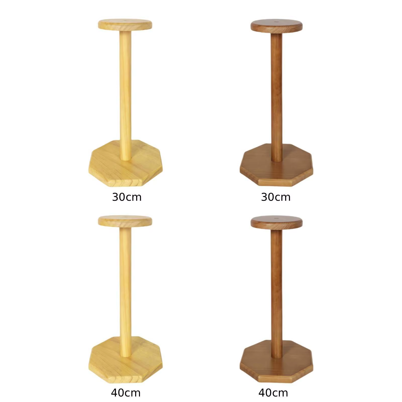 Colgador de madera para organizar casco