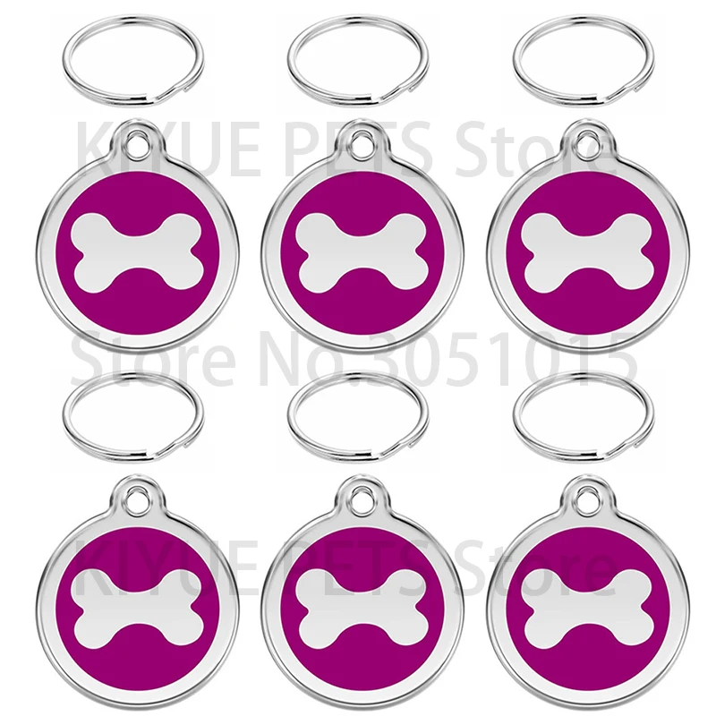 Chapas identificativas personalizadas metal para gatos y perros - imagen 2