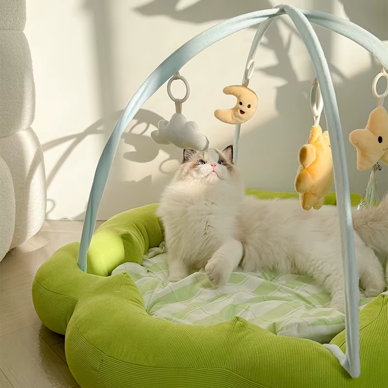 Cama sofá redonda lavable para perros – Uso en todas las estaciones - imagen 4