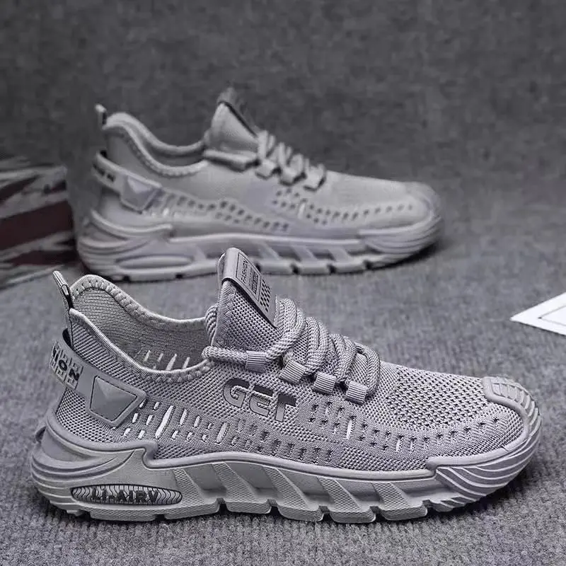 Zapatillas deportivas para hombre con suela gruesa