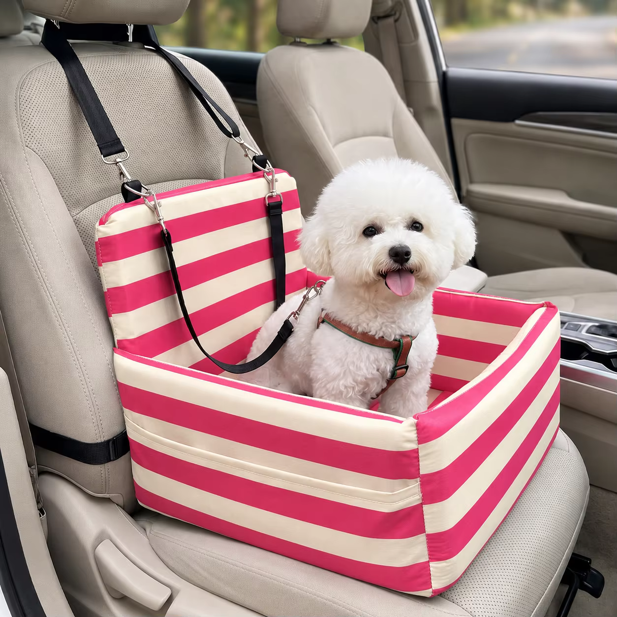 Asiento elevador impermeable para perro en coche - imagen 5