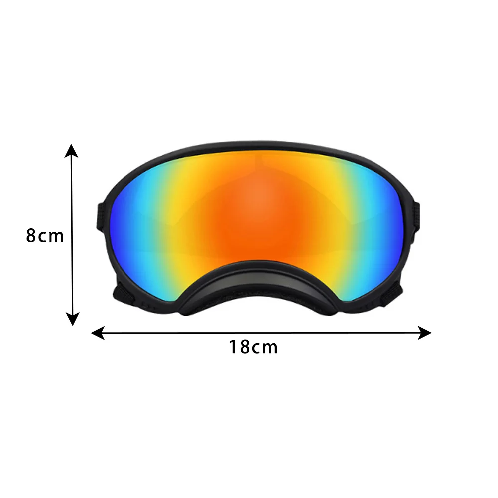 Gafas de sol para perros reflectantes antivaho y a prueba viento - imagen 3