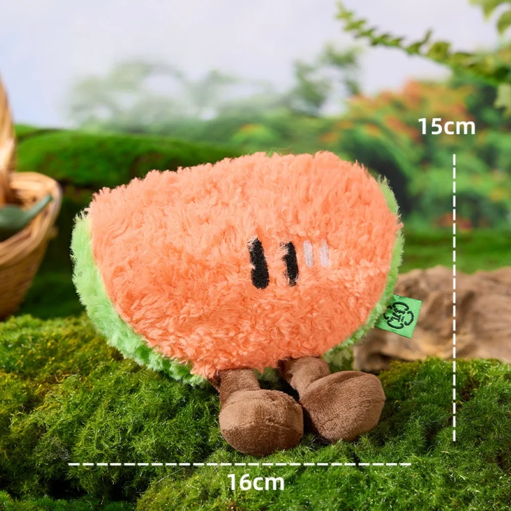 Juguete para gatos en forma de sandía con texturas y detalles realistas