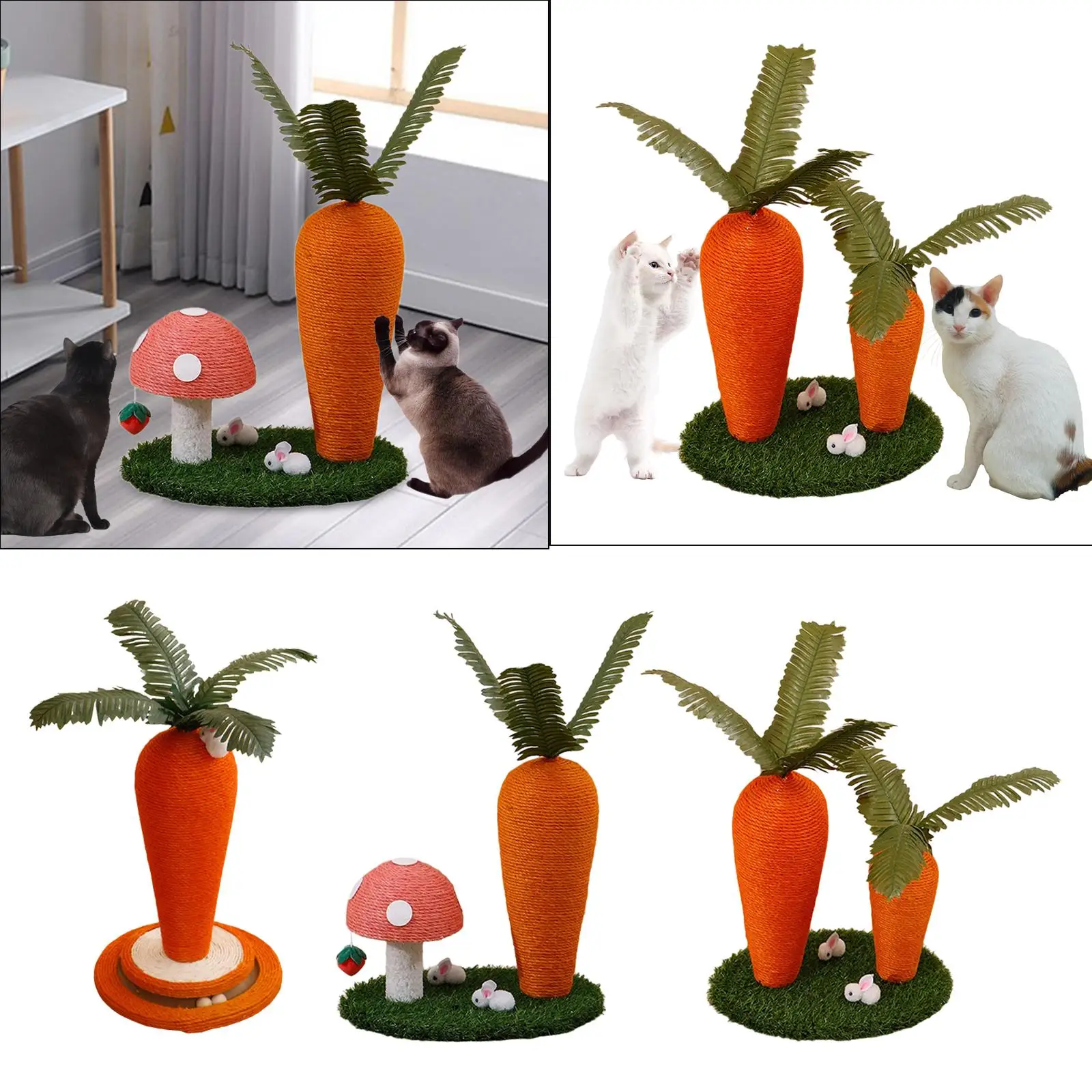Rascador en ambiente decorativo