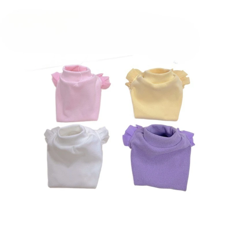 Chaleco Forro Polar Cuello Alto para Perros Pequeños – Camiseta de Manga Volante - imagen 4