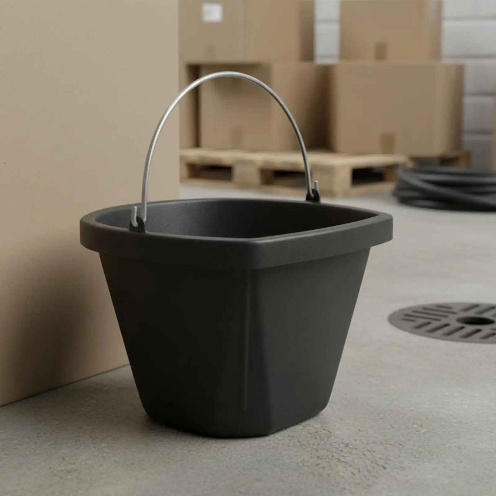 Cubo Alimentación Ganado Goma Flexible Cónico – para Agua y Piensos - imagen 3