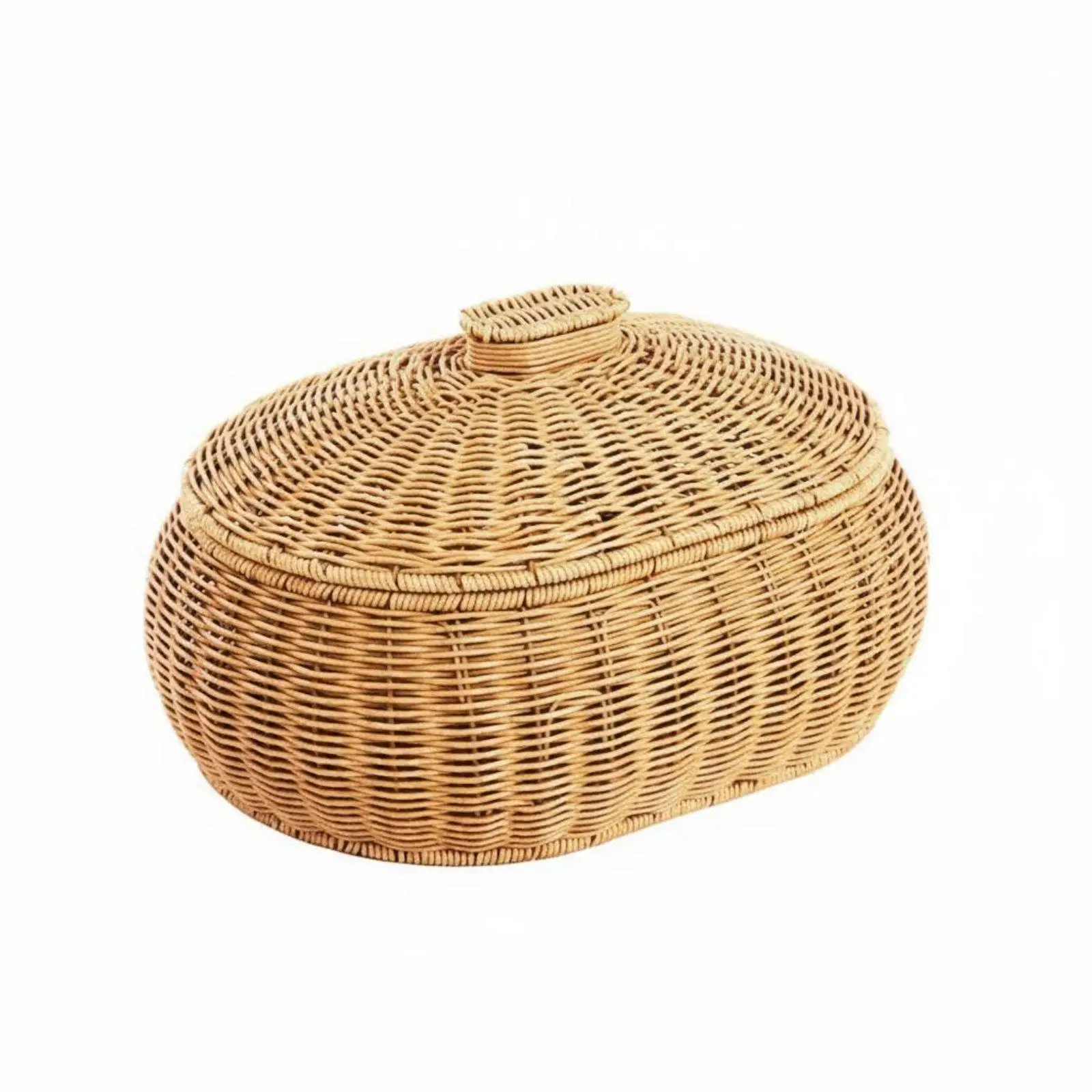 Cama tejida con tapa para gatos y perros