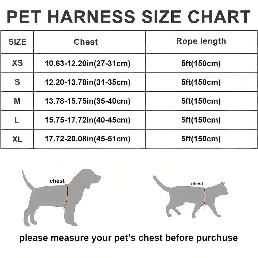 Arnés de pecho para gatos con correa – Ajustable y seguro - imagen 5