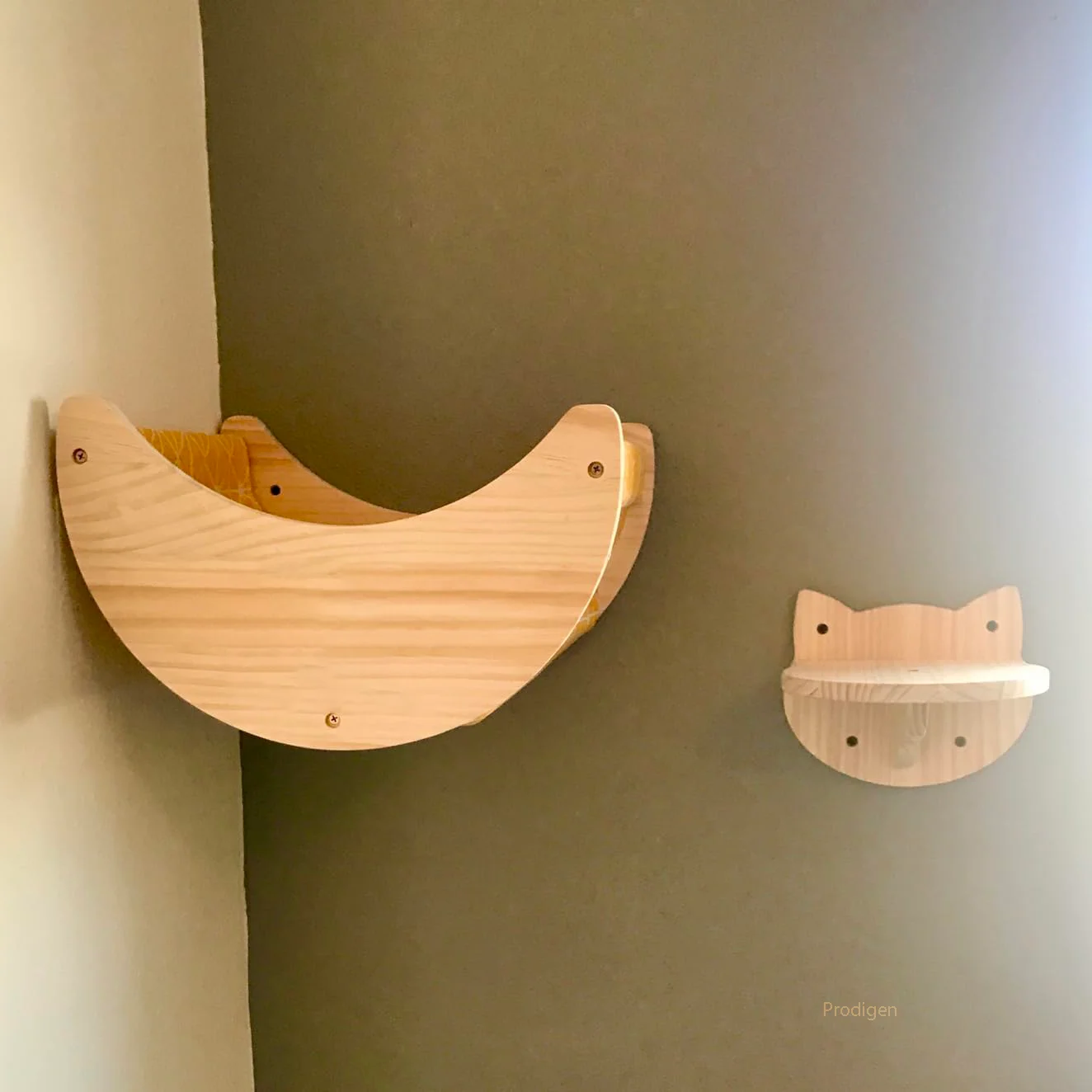 Sistema de ahorro de espacio para gatos