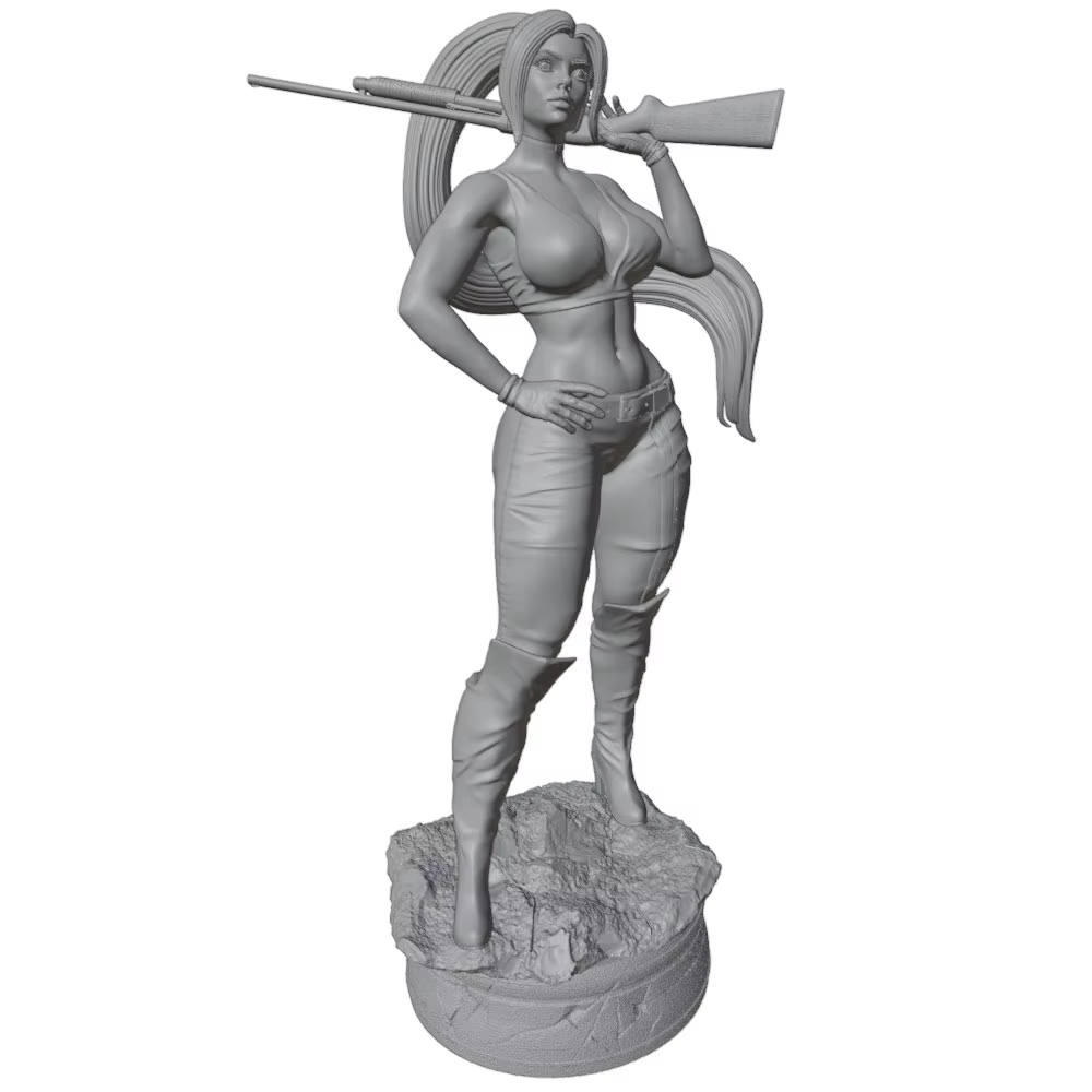 Figura de modelo impresa en 3D DIY sin pintar, sin montar - imagen 5