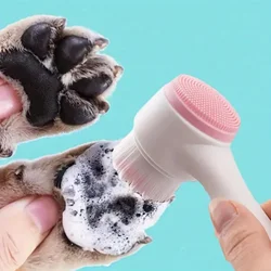 Cepillo silicona patas perro – Masaje, limpieza uñas y pelaje