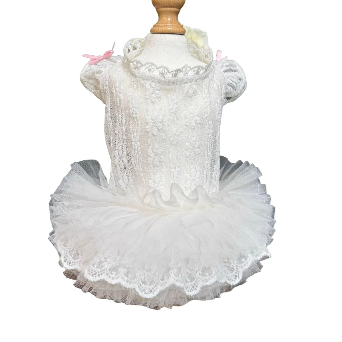 Vestido princesa con encaje para perros y gatos pequeños - imagen 3