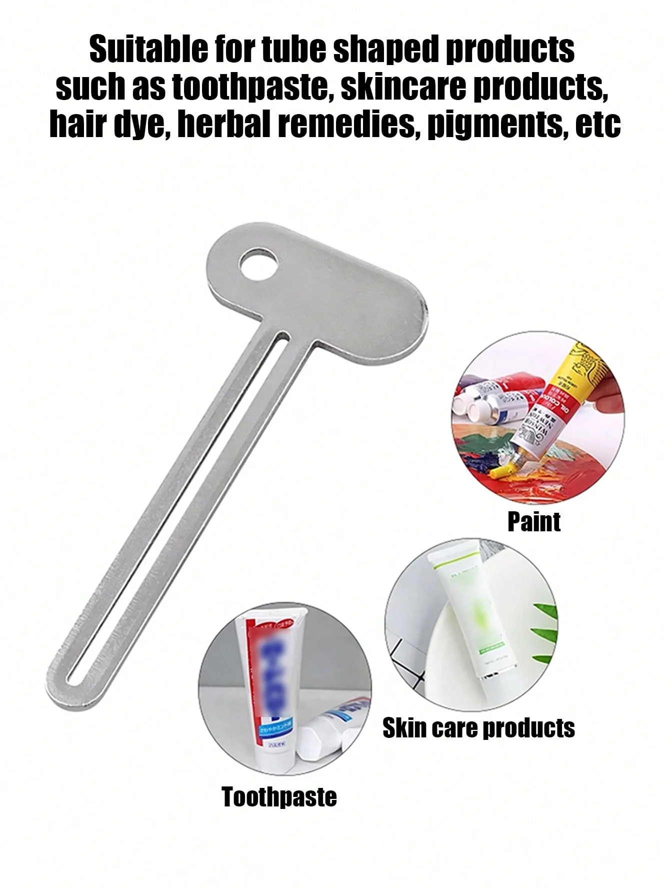 Compatibilidad con tubos de cosméticos y pasta de dientes