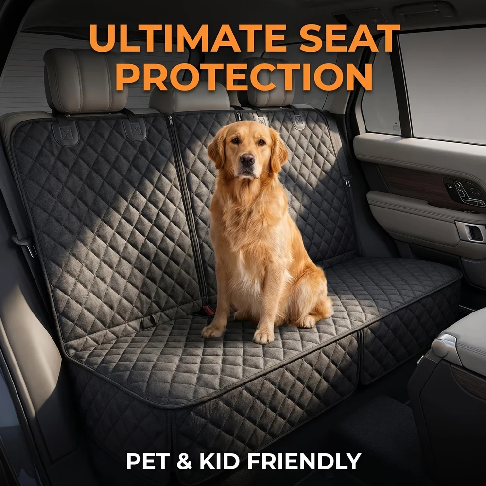 Funda protectora asiento trasero coche para perros grandes impermeable - imagen 5