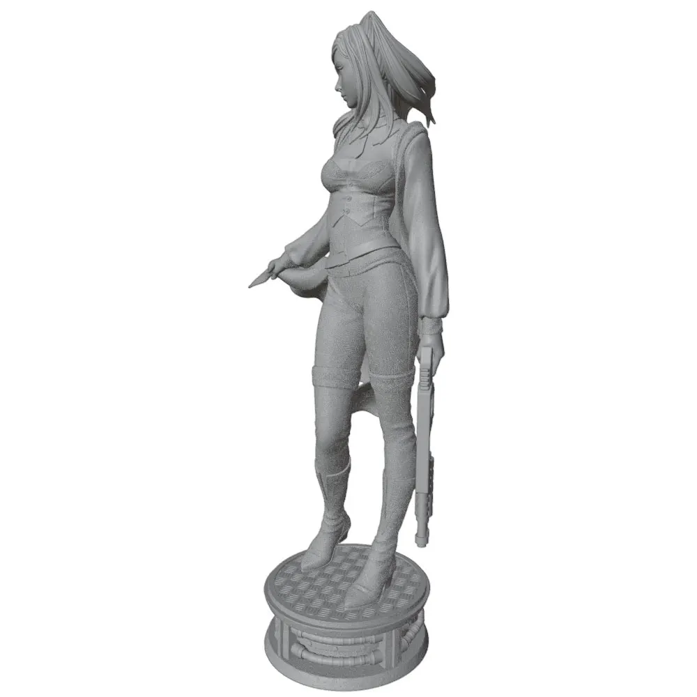 Figura de guerrera de resina – Escultura para coleccionistas - imagen 5