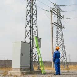 Varilla Aislada Extensible con Gancho para Líneas de Alto Voltaje