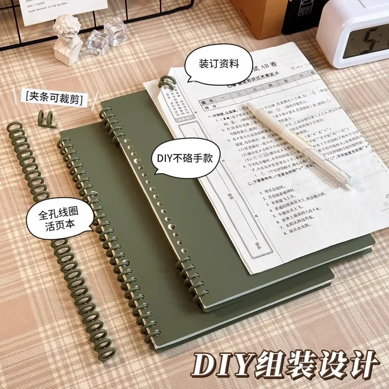 Cuaderno espiral retro A5 con tapas