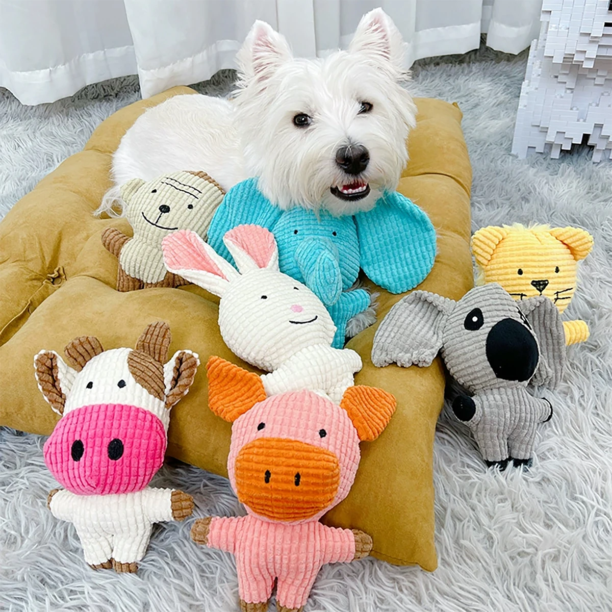 Pack de juguetes sonoros para perros y gatos