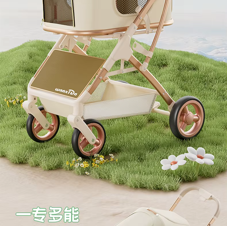 Carrito listo para viajes al aire libre