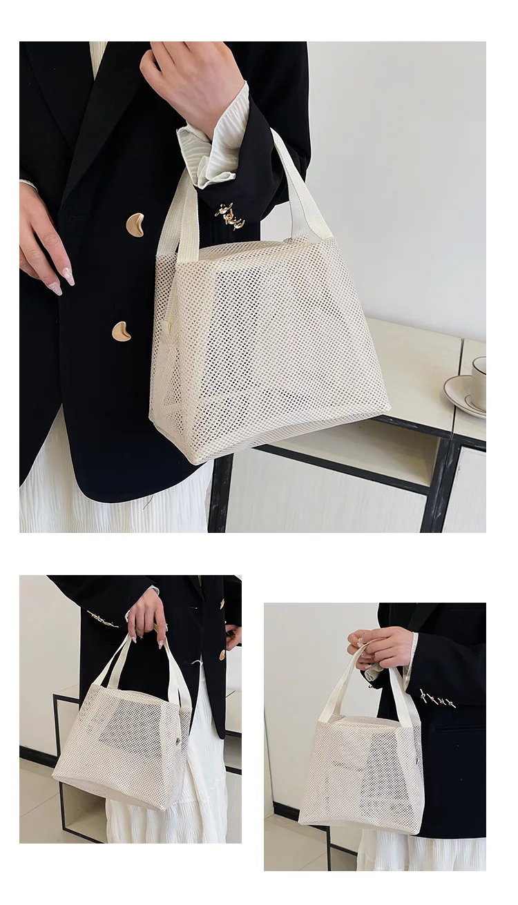 Bolsa abierta mostrando interior espacioso