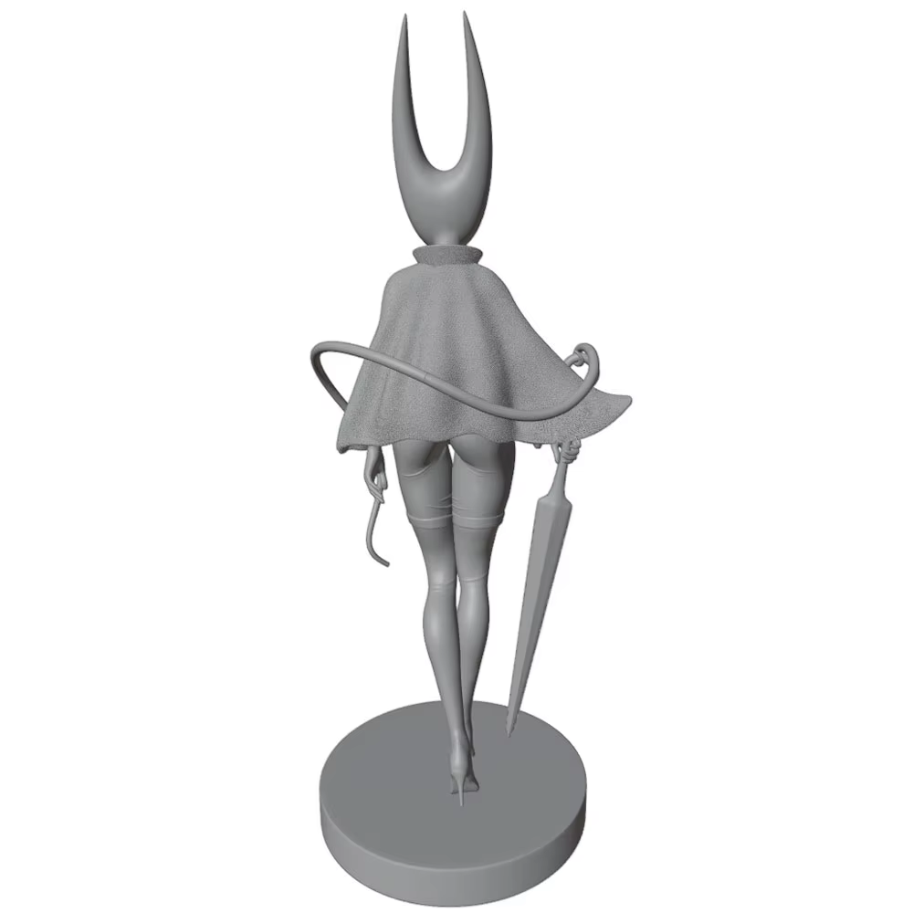 Figura DIY impresa en 3D para gatos y perros, modelo gris