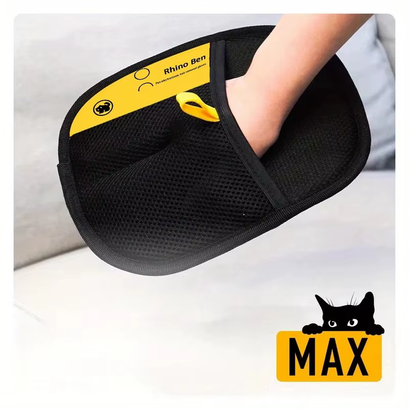 Guante quitapelo para gato y perro – Cepillo desenredador antipelos