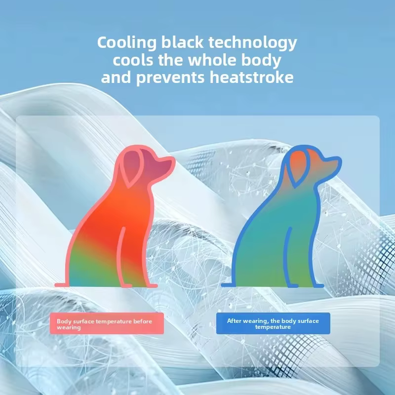 Chaleco transpirable para perros con protección solar y anilla D - imagen 2
