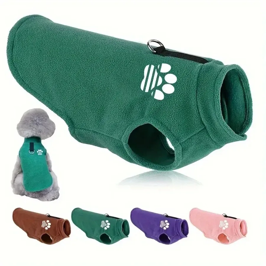 Suéter forro polar para perros y gatos: cálido pullover de invierno - imagen 2