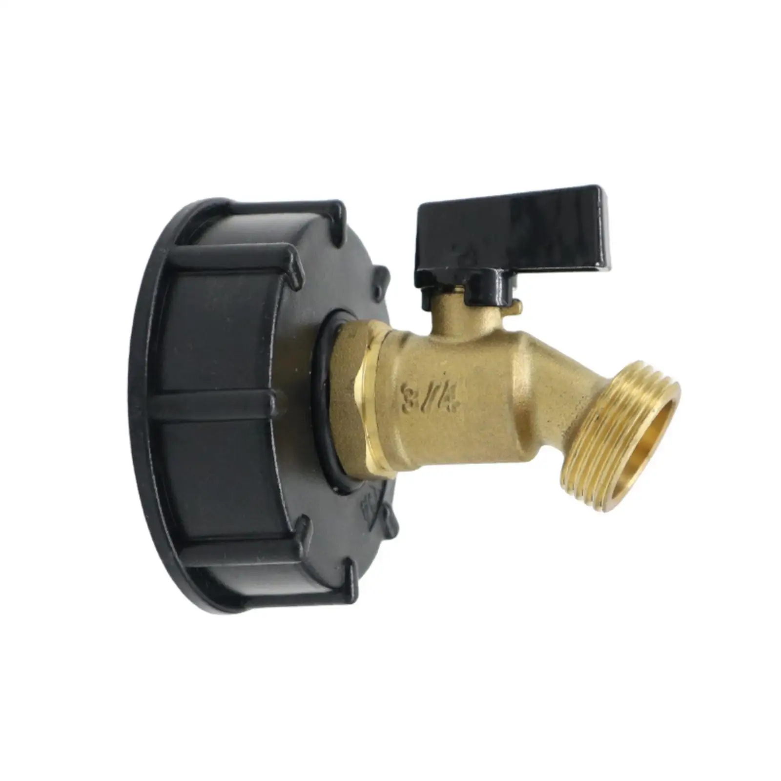 Adaptador IBC con grifo en ángulo – Conexión para contenedor de agua