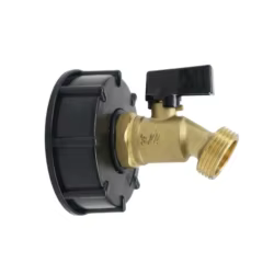 Adaptador IBC con grifo en ángulo – Conexión para contenedor de agua