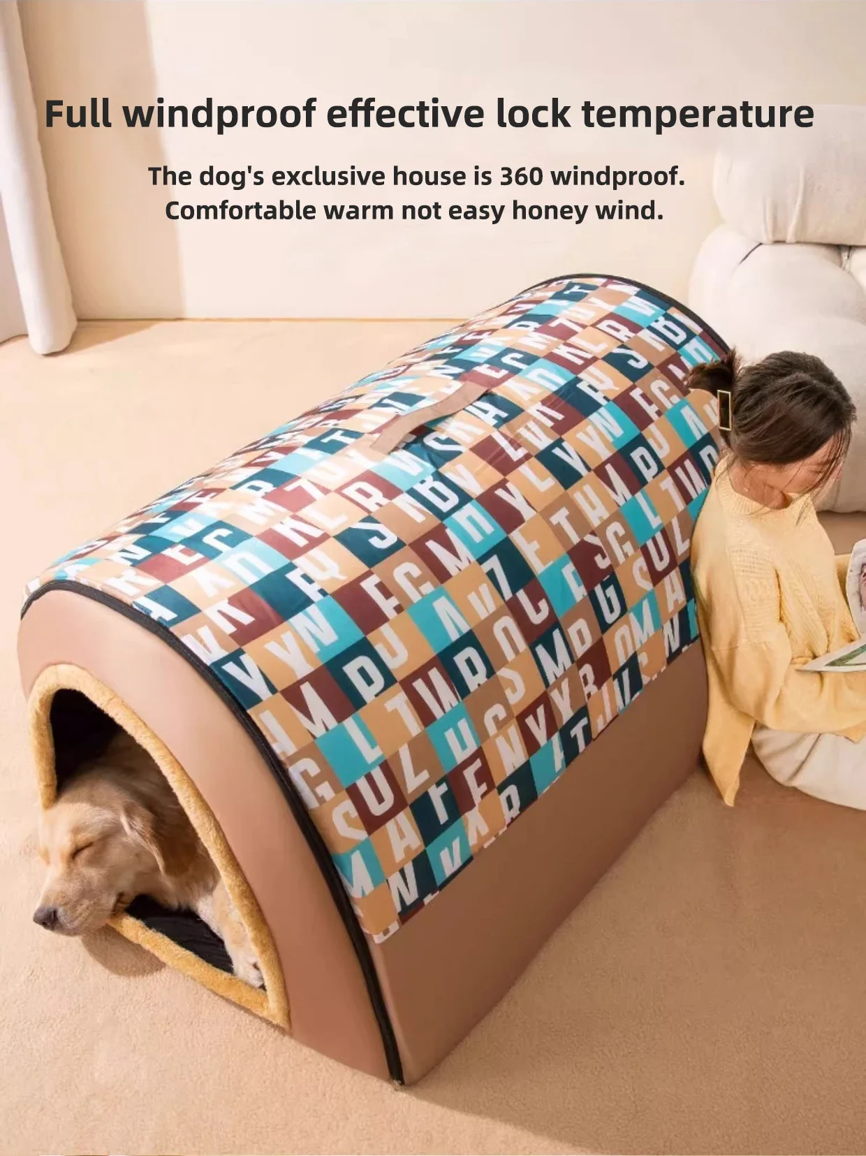 Cama bunk para perros - vista frontal