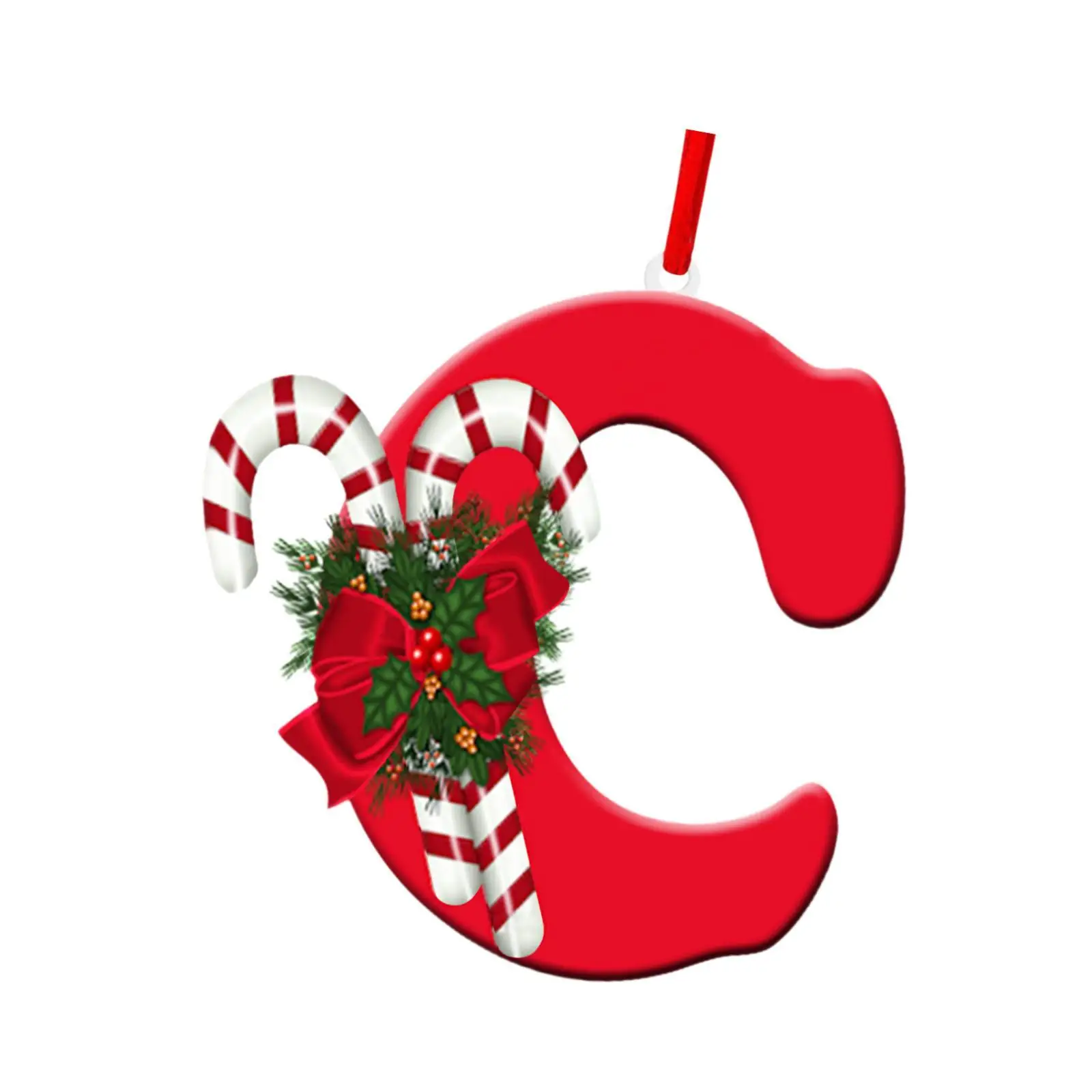 Letras Acrílicas para Árbol de Navidad – Adorno Colgante Festivo - imagen 2